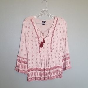 Boho Loose Flowing Dress Shirt